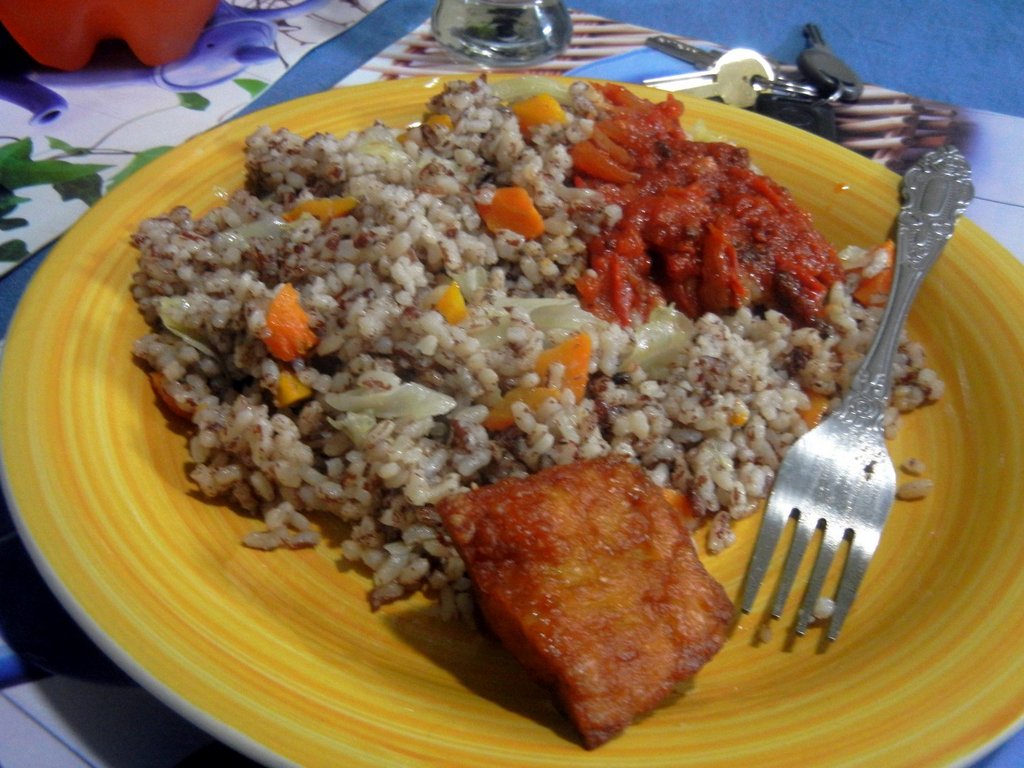 Ghanaian Local Foods Rices & Doughs
