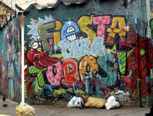 bull graffiti pun