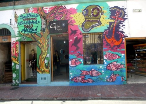 clothing store graffiti