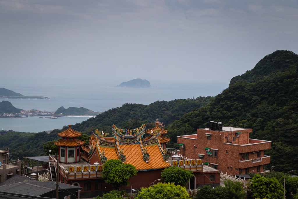 Jiufen Temple and Mountain View