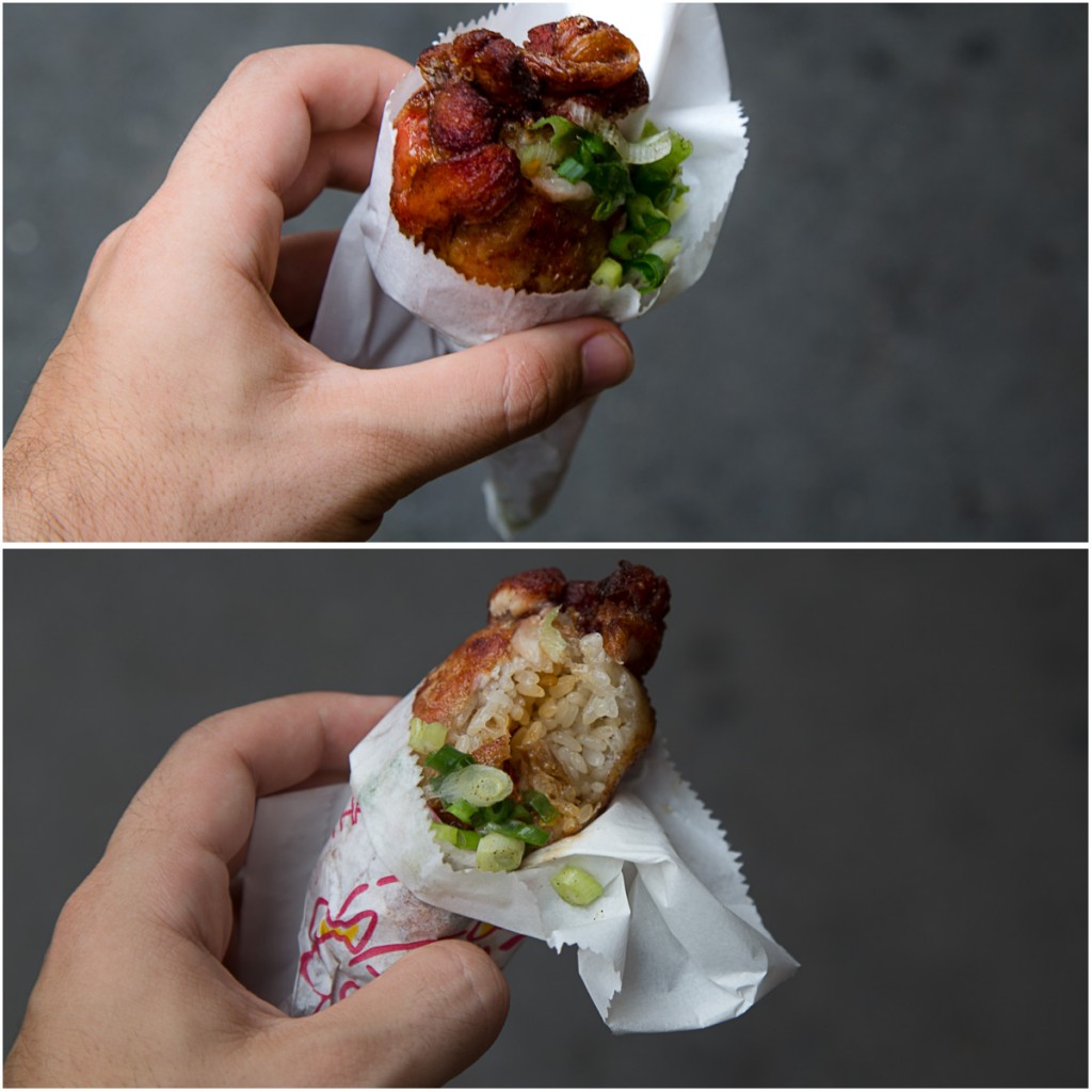 Rice Stuffed Chicken Leg