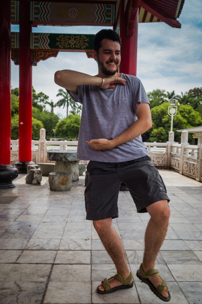 Tainan Park Practicing Tai Chi