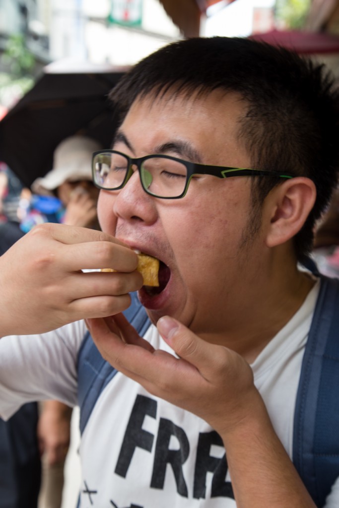 Taiwan Host Family Billy Eating Stinky Tofu